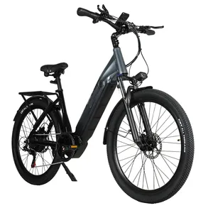 TOODI L26 China Supplier 500W 48V Motor Aluminum Alloy Hybrid Bike Electric Mountain Bike 26*2.1" Electric Road Bike For Adults
