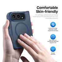 Casing HP iPhone 18 Duo Magnetik Matte PC Anti Benturan untuk 18 Ultra Lipat Pelindung Matte Tipis Ultra Protektif
