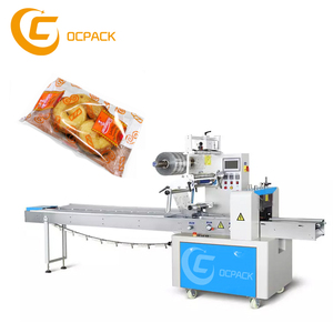 Automatic Bread Packaging Machine For Arabic Bread Pita Bread Tortilla Packing Machine Pillow Plastic Bag