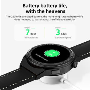 GT3สมาร์ทวอทช์ใหม่500 + หน้าปัดตรวจวัดการนอนหลับทุกสภาพอากาศอัตราการเต้นของหัวใจออกซิเจนในเลือดกันน้ำ IP67 IOs - Product Image 3