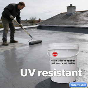 Revêtement imperméabilisant de haute qualité et hautement élastique pour toitures et murs extérieurs, couleur gris, à des fins d'<span class=keywords><strong>étanchéité</strong></span>. - Product Image 1