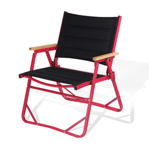 Chaise pliante de plage inclinable à siège bas en aluminium ultralégère pour le camping, vente en gros - Product Image 1