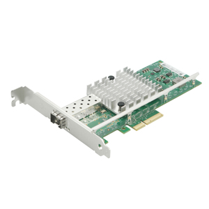 Tarjeta de Red Interna X520 10G SFP+ PCIe X4 de un Solo Puerto 82599 SR-IOV/VT-c para Virtualización de Servidores y Actualización de Centros de Datos X520 - Product Image 1