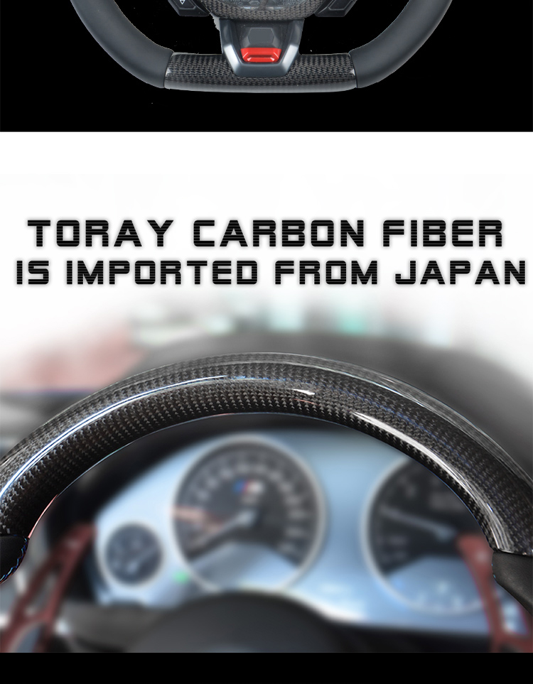 Custom Alcanta-r carbon fiber steering wheel For Lamborghini URUS HURACAN LP550 LP560 LP570 racing wheel convertible