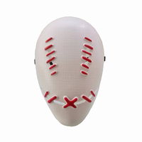 Masque en plastique d'horreur pour jeu de rôle adulte pour Halloween