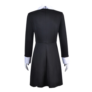 Haute qualité la <span class=keywords><strong>famille</strong></span> <span class=keywords><strong>Addams</strong></span> Christina Ricci Cosplay robe noire Costumes pour kd fête carnaval Halloween - Product Image 5