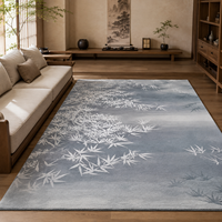 Tapis fait main tufté à la main, style oriental moderne minimaliste, haut de gamme, écologique, antidérapant, avec motifs personnalisés pour salon