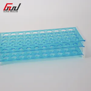 13 מ "מ 40 חורי 50 חורי שימוש מעבדה עמ 'פלסטיק צבע כחול מדף