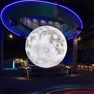 Lampada a Sospensione Artistica 3D a Forma di Cratero Lunare, Lampadario Artistico per Caffetterie e Centri Commerciali - Product Image 4