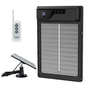 New Design Solar Charging Infrared Night Vision Waterproof IP65 Automatic Chicken Coop Door Opener Camera