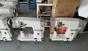 Ordinateur PU Chaussures En Cuir Post Lit <strong>Machine</strong> a <strong>Coudre</strong> a Aiguille Unique Alimentation <strong>Machine</strong> a <strong>Coudre</strong> Industrielle - Product Image 3