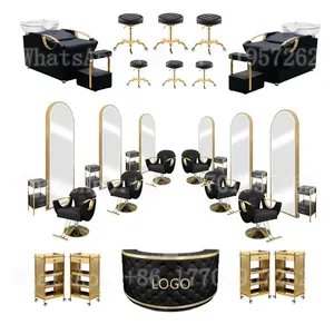 Beauty Chair Barber Hair Styling Mirror Salon Station Of Hair Salon Equipment Set Furniture ZY-TZ023