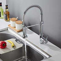 Robinet de cuisine 2025 moderne à poignée unique en acier noir mat avec capteur, mélangeur d'eau chaude et froide, filtre, robinet de cuisine extractible