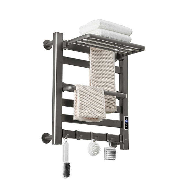 Anrun Practical Convenient Smart Home Wall Mount Electric Heated Drying Rack Towel Warmer Towel Dryer
