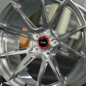 Jantes forgées concaves profondes HTOR 19 20 21 pouces 5x120 5x112, gris transparent brossé pour Corvette C8 Z4 M40i RC F CT5-V Blackwing - Product Image 4
