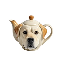 Théière Labrador Retriever-Théière en céramique personnalisée pour chien | Cadeau de théière 3D fabriqué à la main pour chiot