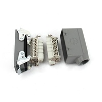Conector Rectangular de Alta Resistencia BYLJQ de Aleación de Cobre HE-016/HE-020, Enchufe de Alimentación Industrial y de Aviación IP65 Macho y Hembra