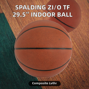 Pallone da basket Spalding Zi/O TF taglia 5 per interni ed esterni, 29,5 cm, in pelle composita, 0,84 kg - Product Image 2