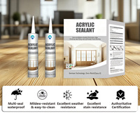 Sellador Acrílico de Alta Calidad, Flexible, Resistente al Moho, Impermeable, Pintable, para Grietas y Huecos en Paredes Interiores