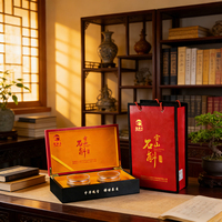 Coffret cadeau de luxe Huoshan Dendrobium |   Tiges séchées de haute qualité dans un élégant coffret en bois pour la santé et les cadeaux