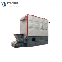 YLW Prix usine Chaudière et chauffage à huile thermique horizontale automatique à tubes de flamme pour granulés de bois biomasse, pour usage industriel
