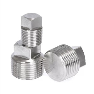 Chất lượng cao Ống phù hợp rắn đầu vuông cắm 304 thép không gỉ bên ngoài chủ đề vuông Ổ cắm ống cắm phù hợp - Product Image 6