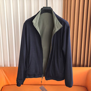 Chaqueta de Hombre de Punto Reversible, Estilo Clásico, Resistente al Viento, Deportiva, Casual, Versátil, 2 en 1, para Viajes Diarios - Product Image 4