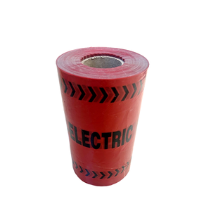 Tùy chỉnh PE độ bám dính logo in hàng rào màu đỏ cuộn không dính CAUTION cảnh báo Băng PE cảnh báo tap - Product Image 1