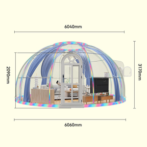 <span class=keywords><strong>Camping</strong></span> en plein air Transparent Bubble House 6M Clear Desert Dome Tent Acrylique Clear Bubble Dome Tent - Product Image 1