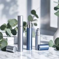 Atomiseur de parfum miniature Firduas avec logo personnalisé, porte-clés, 5 ml, rechargeable, flacon pulvérisateur portable, distributeur de parfum de poche pour les voyages