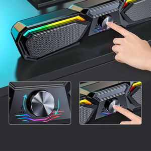 Blue tooth Haut-parleur Ordinateur <span class=keywords><strong>Barre</strong></span> <span class=keywords><strong>de</strong></span> <span class=keywords><strong>son</strong></span> Home Cinéma Haut-parleurs <span class=keywords><strong>PC</strong></span> TV Haut-parleur <span class=keywords><strong>RGB</strong></span> Light TV Soundbar - Product Image 3