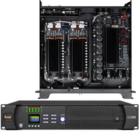 Amplificateur de puissance numérique professionnel NUOXUN PLA64D Classe D 4*600W DSP 600W avec boîtier métallique, système de haut-parleurs 4 canaux, application