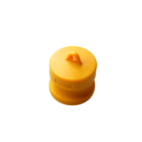 Bouchon anti-poussière en nylon de 1,5 pouce de type Camlock DP avec anneau, capuchon de raccord mâle de 63 mm, raccord de protection résistant aux produits chimiques pour extrémité de tuyau