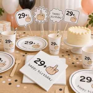 Set di Tovaglioli Quadrati a <span class=keywords><strong>3</strong></span> Veli per 30° <span class=keywords><strong>Compleanno</strong></span>, 20 Pezzi, Stampa Personalizzata per Decorazioni di Anniversari e Celebrazioni - Product Image 3