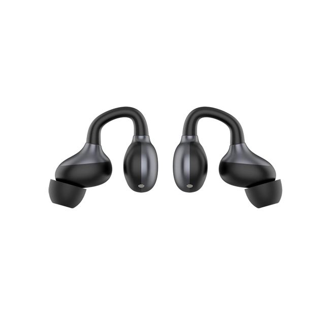 Clip on Ear OEM Wireless Sports Earphones Ear-Hook Design Touch Control Bass Boost Dynamic Driver Type-C Charging OWS Earbuds