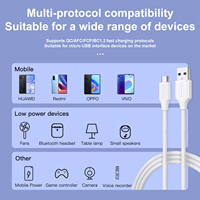 Cable Micro USB Mindpure de Carga Rápida 3A, Cable de Sincronización de Datos OFC para Teléfono Android, Kindle, Cámara, Altavoz, Banco de Energía, PSP, GPS