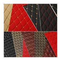 Tapis de sol en cuir artificiel PVC pour voiture et sac, formes/couleurs personnalisables, vente en gros, imperméable, extensible