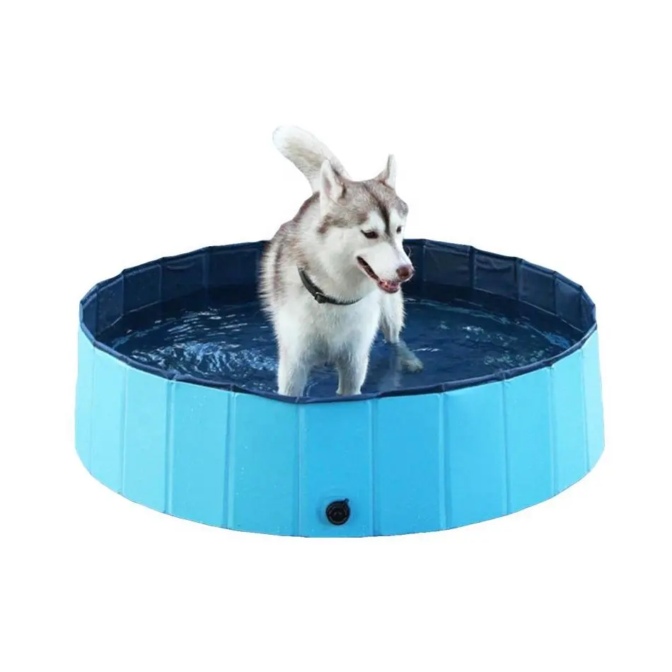 Clôture de piscine pliante extérieure en PVC douche de bain Portable bain pour animaux de compagnie lavage des pieds pour chien
