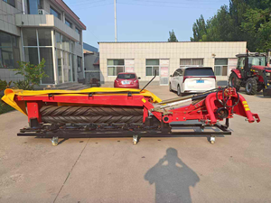 Vente en gros usine Faucheuse rotative <span class=keywords><strong>à</strong></span> disques pour herbe et foin, <span class=keywords><strong>à</strong></span> attelage 3 points, 6/7 disques, avec boîte de vitesses et rouleau de conditionnement, pour luzerne <span class=keywords><strong>à</strong></span> grande échelle - Product Image 5