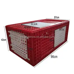 Cage pliable Cage de transport pour volailles vivantes Boîte à oie transportée Caisse de transport pour volailles de dinde Cage
