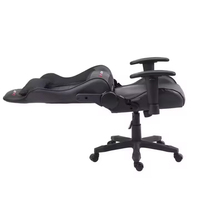 Chaise de Gamer Moderne Noire pour Enfants à Prix de Gros, Ergonomique en Cuir PU avec Fonctions Inclinables et Réglables en Hauteur pour Usage Domestique