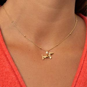 חמוד צבעוני נירוסטה פרפר גקו חרק קסמי ורוד חתול ורוד חתול כלב - Product Image 3