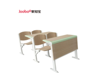 Ensemble de bureau et chaise d'école réglables en métal moderne pour une utilisation en classe et en salle de conférence