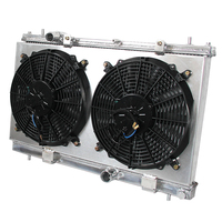 Système de refroidissement du moteur, radiateur entièrement en aluminium avec cache-ventilateur pour Dodge Neon 2.4L L4 2429cc 148ci manuel 2003-2005 5103022AA