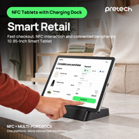 11 İnç Perakende Tablet, Yuvalı Masaüstü, Temassız Ödeme NFC'li Android Tablet, Oda İçi DC Tablet, Konuk Odası Kontrolü