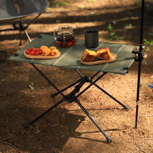 <span class=keywords><strong>Table</strong></span> de plage <span class=keywords><strong>pliante</strong></span> en tissu Oxford pour pêche en plein air pique-nique randonnée - Product Image 6