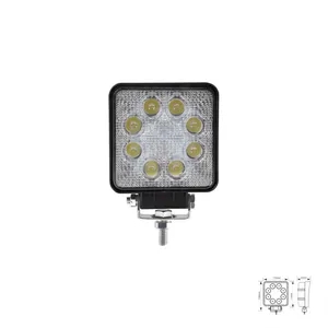 Faro de luz de trabajo LED automático de 24W confiable directo de fábrica para camiones y remolques DC12V 24V accesorios de coche - Product Image 2