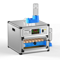 Incubateur industriel pour volailles de 70 œufs, plateau à œufs à rouleaux monocouche, onduleur en option pour double alimentation