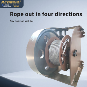 Nhiệm vụ nặng nề của nhãn hiệu Worm Gear Ratchet <span class=keywords><strong>winch</strong></span> 5 tấn/10 tấn bằng tay vận hành tời với tay cầm có thể tháo rời - Product Image 5