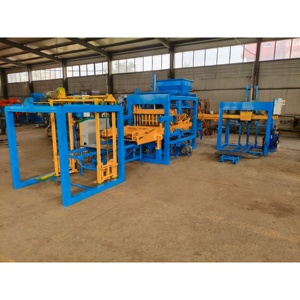 Machine à blocs de béton électrique hydraulique entièrement automatique QT4-15 pour blocs creux, pavés et blocs pleins, avec moteur PLC haute performance - Product Image 5